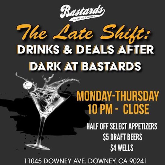 Downey Late Night Happy Hour